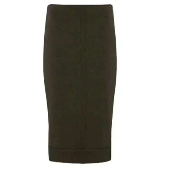 Fever London City Knightly Skirt Black Pencil Center Seam Women's plus size 14 - Picture 1 of 9